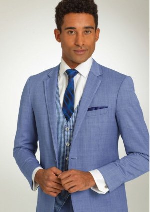 TRAJE ELEGANTE AZUL PARA CABALLERO 11