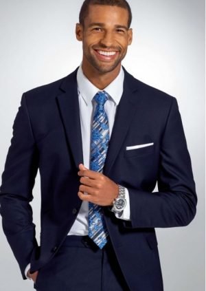 TRAJE ELEGANTE AZUL PARA CABALLERO 19