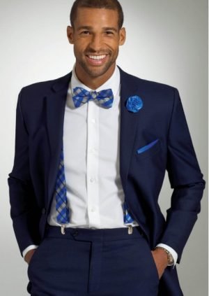 TRAJE ELEGANTE AZUL PARA CABALLERO 20