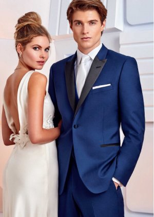 TRAJE ELEGANTE AZUL PARA CABALLERO 22