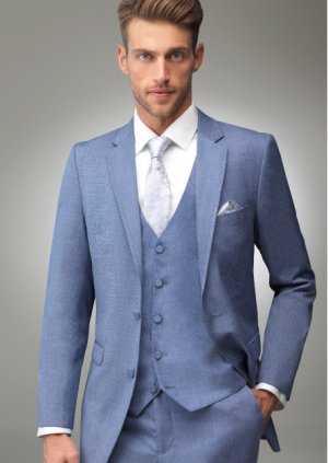 TRAJE ELEGANTE AZUL PARA CABALLERO 8
